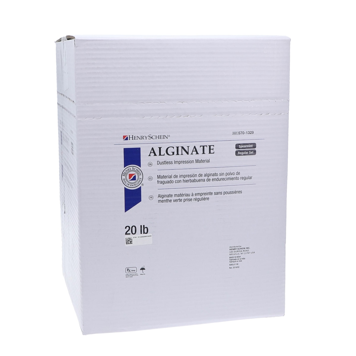 Dust Free Alginate 20 Lb Regular Set Ea