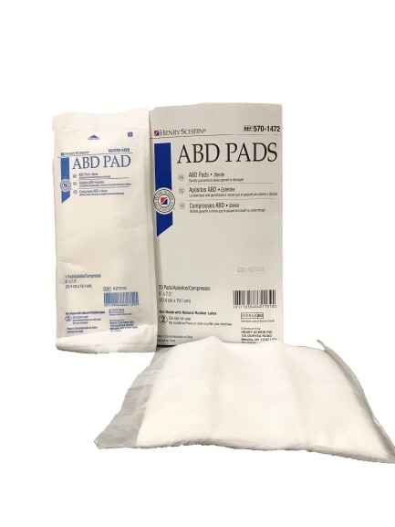 Cellulose Dressing Pad 7.5x8" Sterile Not Made With Natural Rubber Latex