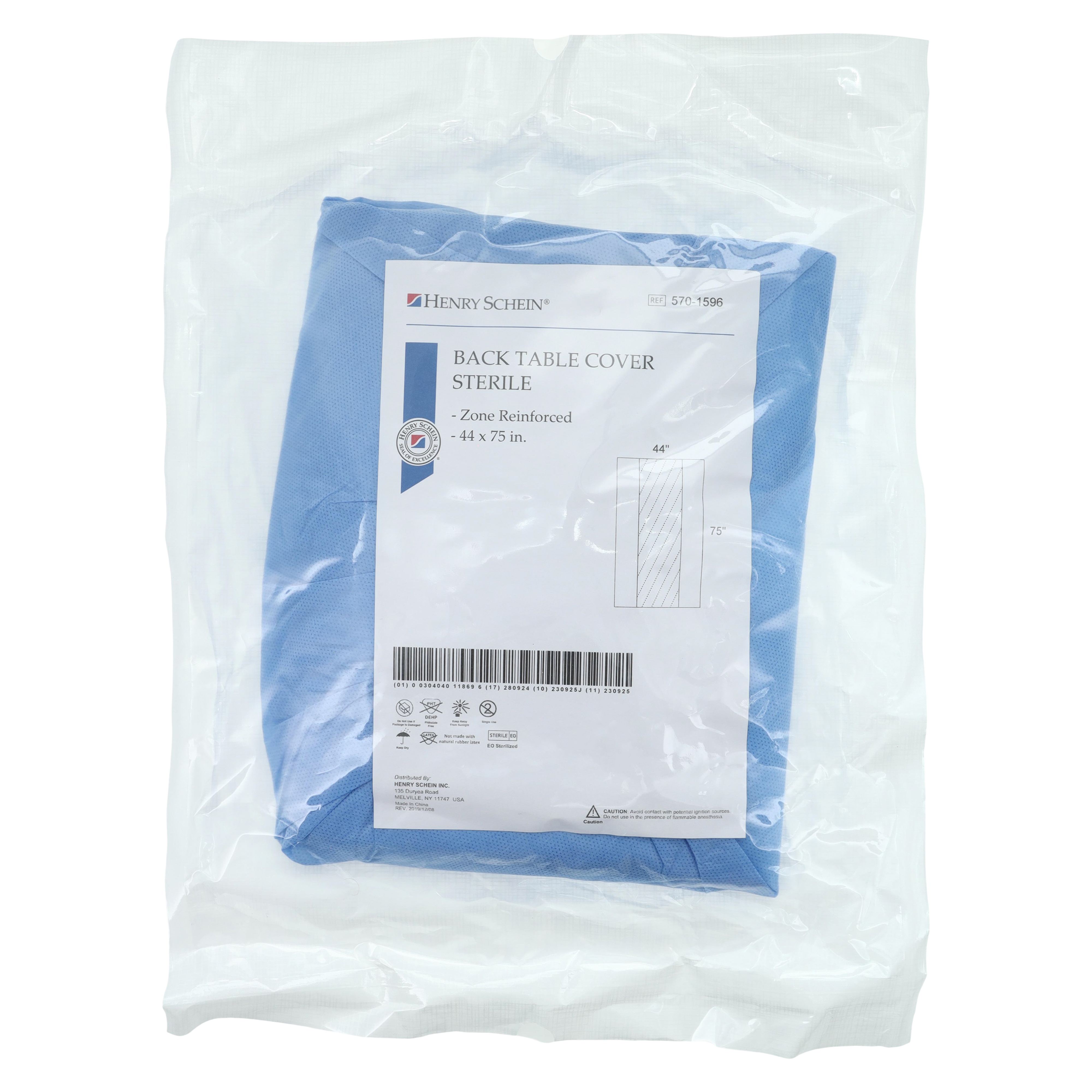 44x75" Sterile Back Table Cover