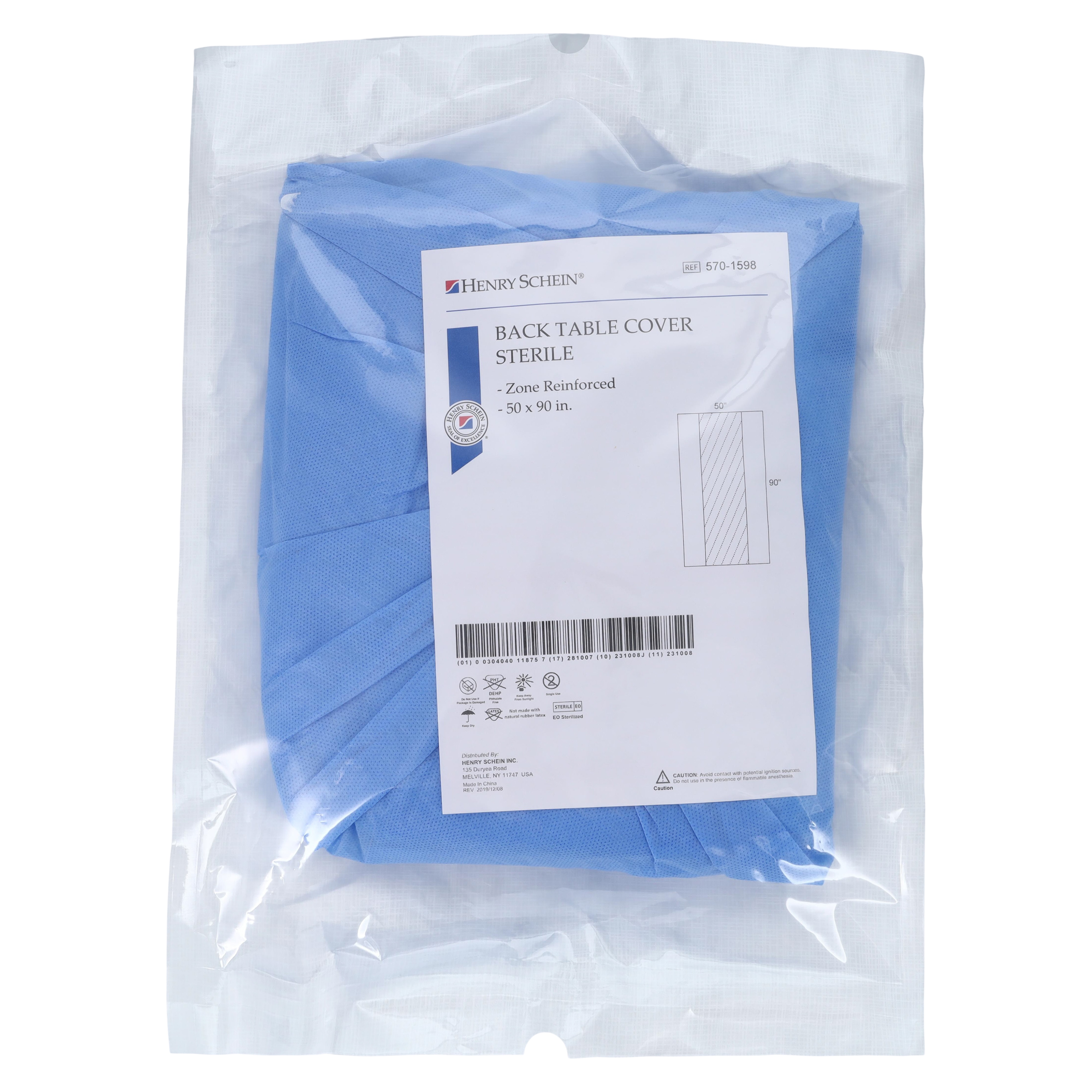 50x90" Sterile Back Table Cover