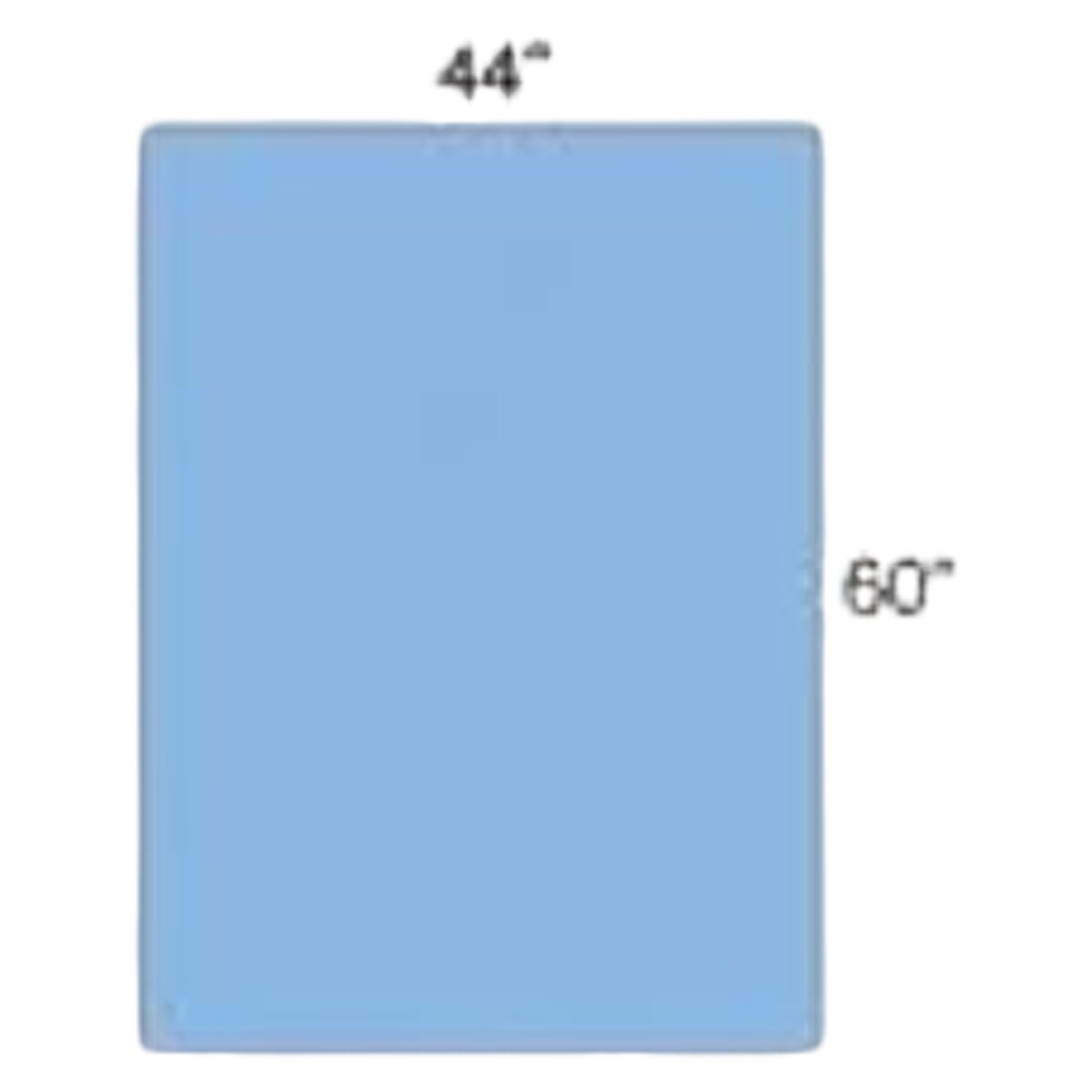 44x60" Drape