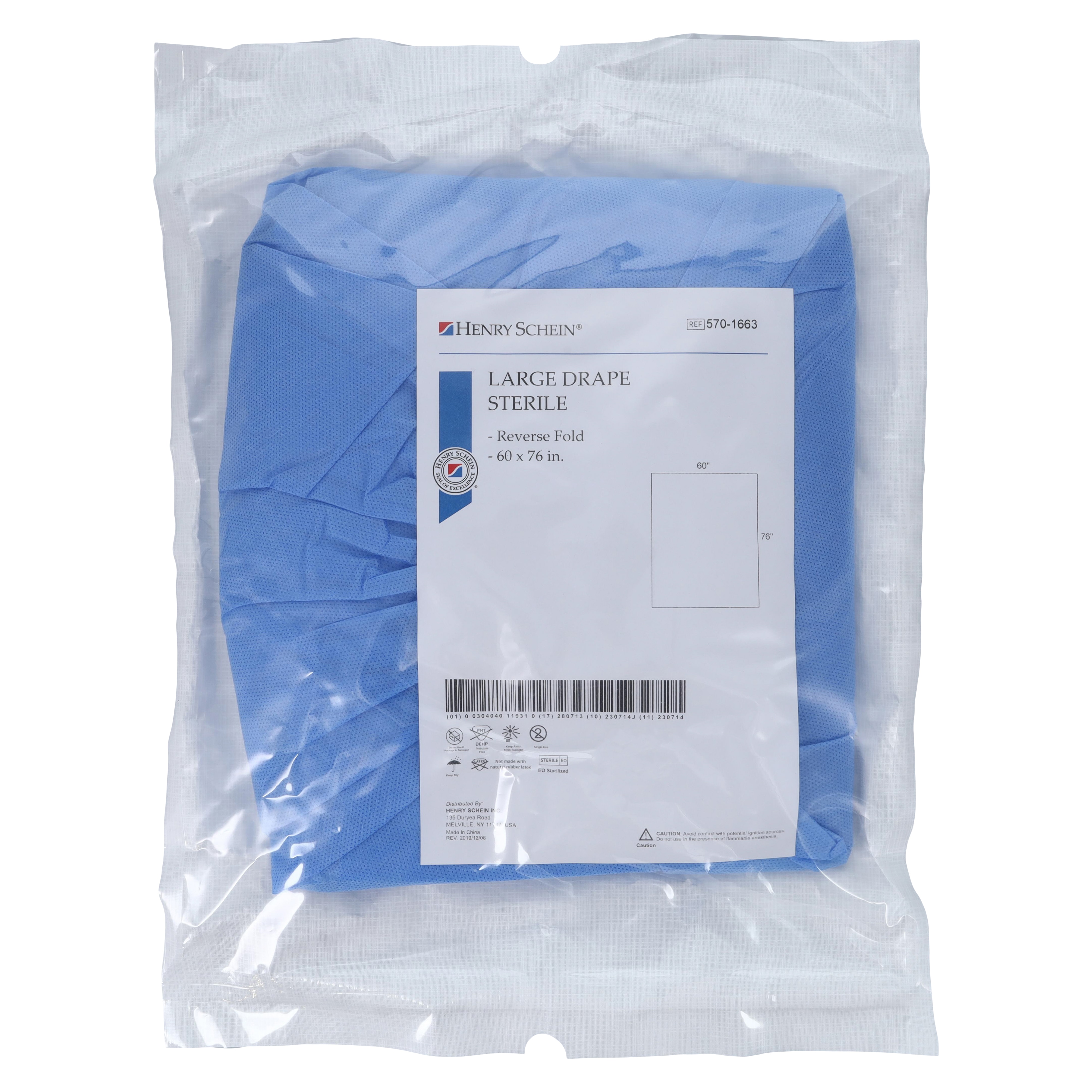 60x76" Sterile Surgical Drape