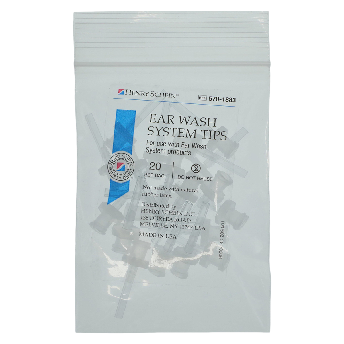 Ear Wash Tips 20/Bg