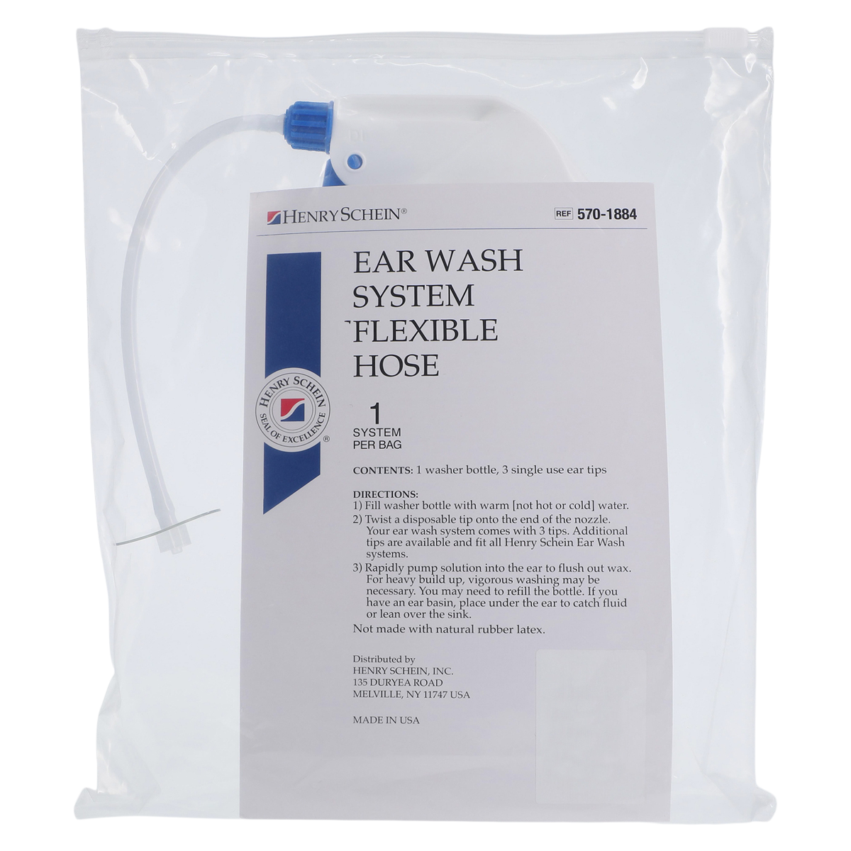 Flexible Hose Ear Wash Kit Ea