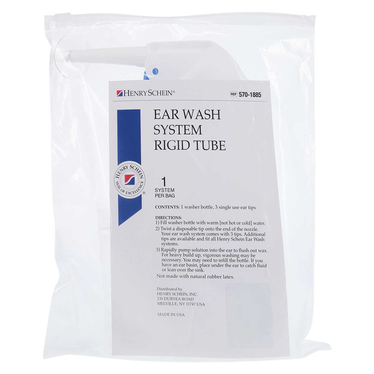 Rigid Tube Ear Wash Kit Ea