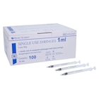 General Use Syringe 1cc Luer Slip Low Dead Space 100/Bx
