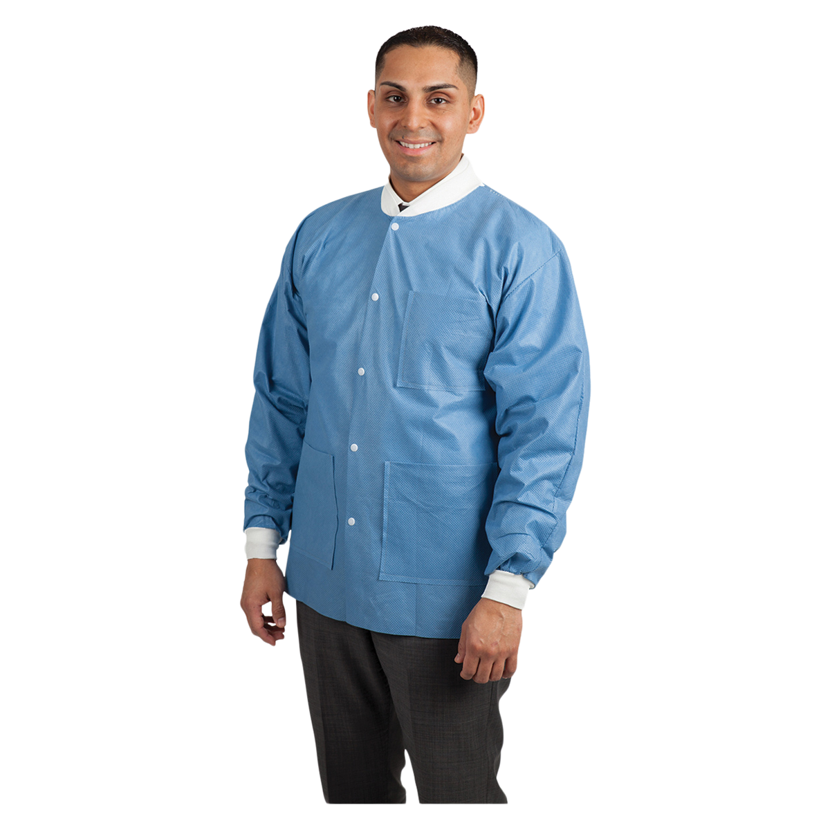 Criterion Protective Jacket SMS Small Ceil Blue 10/Pk
