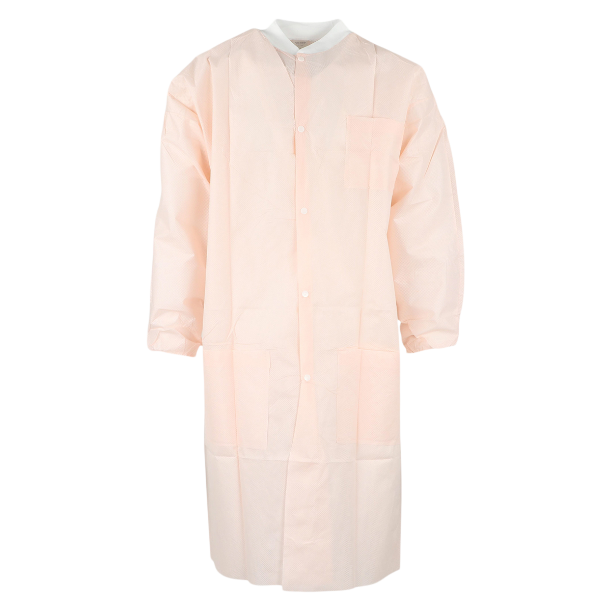 Criterion Protective Lab Coat SMS Small Light Pink 10/Pk