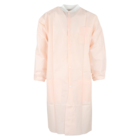 Criterion Protective Lab Coat SMS Small Light Pink 10/Pk