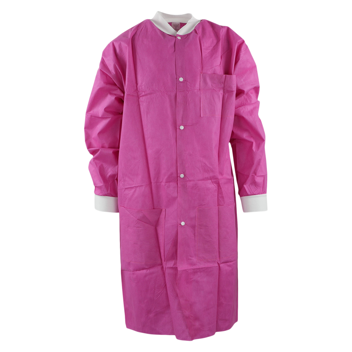 Criterion Protective Lab Coat SMS Small Raspberry 10/Pk