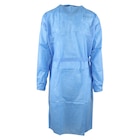 Isolation Gown AAMI Level 1 SMS Medium Blue 10/Bg