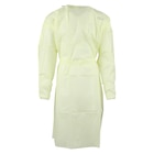 Isolation Gown AAMI Level 1 SMS Medium Yellow 10/Bg