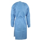 Isolation Gown AAMI Level 3 SMS Medium Blue 10/Bg