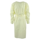 Isolation Gown AAMI Level 2 SMS Medium Yellow 10/Bg