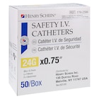 IV Catheter Push Button 24 Gauge .75" 50/Bx