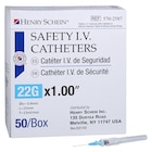 IV Catheter Push Button 22 Gauge 1" 50/Bx