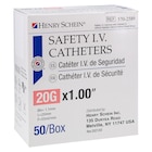 IV Catheter Push Button 20 Gauge 1" 50/Bx