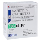IV Catheter Push Button 18 Gauge 1.16" 50/Bx