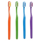 Acclean Toothbrush Adult Straight 32 Tuft Compact 4 Colors 144/Bx