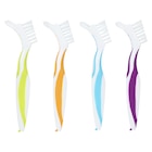Acclean Denture Brush Assorted Colors 38 Tuft 12/Bx