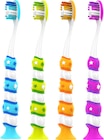 Acclean Kindertandenborstels (3 tot 5 jaar) - 22 Tuft - 72 stuks (4 verschillende kleuren)