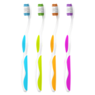 Acclean Toothbrush Adult 30 Tuft Compact 4 Colors 72/Bx