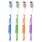 Acclean Toothbrush Adult 32 Tuft Compact 4 Colors 72/Bx