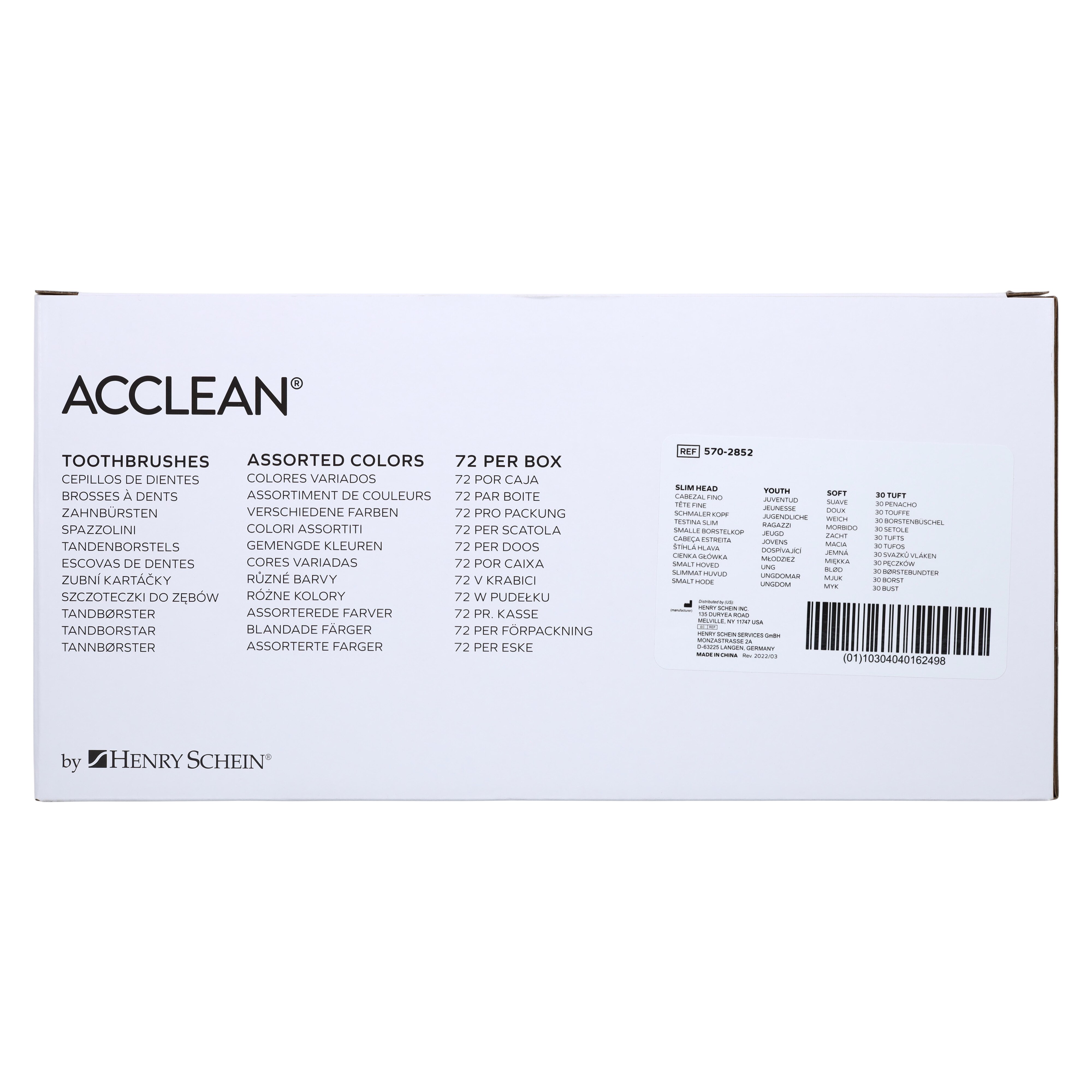 Acclean 30H Toothbrush - Henry Schein