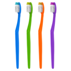 Acclean Toothbrush Adult Angled 40 Tuft Compact 4 Colors 72/Bx