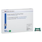 Single-Handed Finishing Strips Single Side Coarse 10/Pk