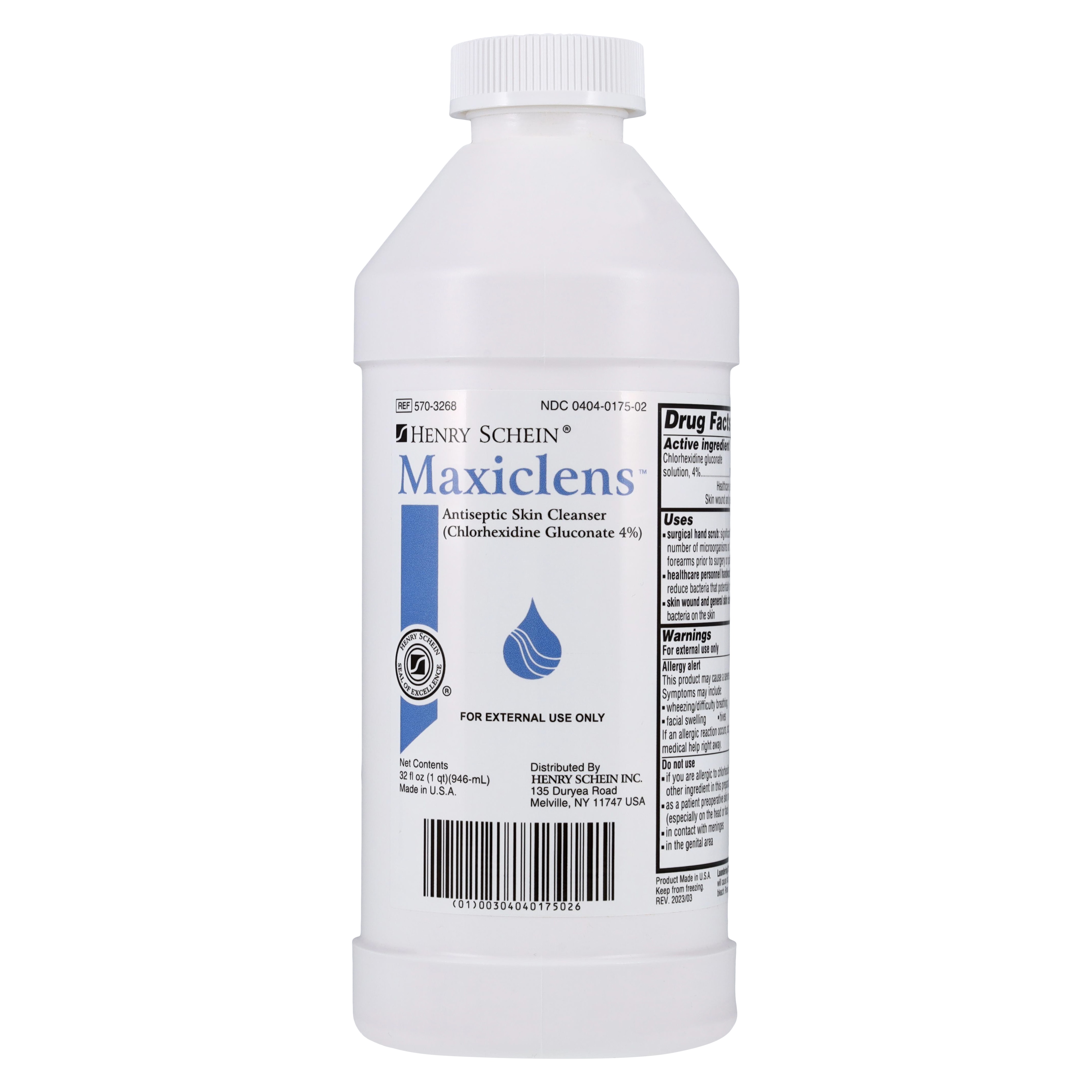 HSI Maxiclens Topical Antiseptic 1 Quart 1qt/Bt