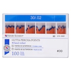 Hand Rolled Gutta Percha Points Size #30 Blue 100/BX