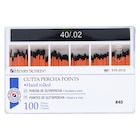 ISO Coded Gutta Percha Points Size #40 Black 100/BX