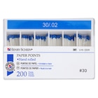 Absorbent Paper Points 30 #501 0.02 Blue 200/BX
