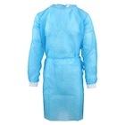 Criterion Cover Gown Polypropylene Medium / Large Blue 10/Pk