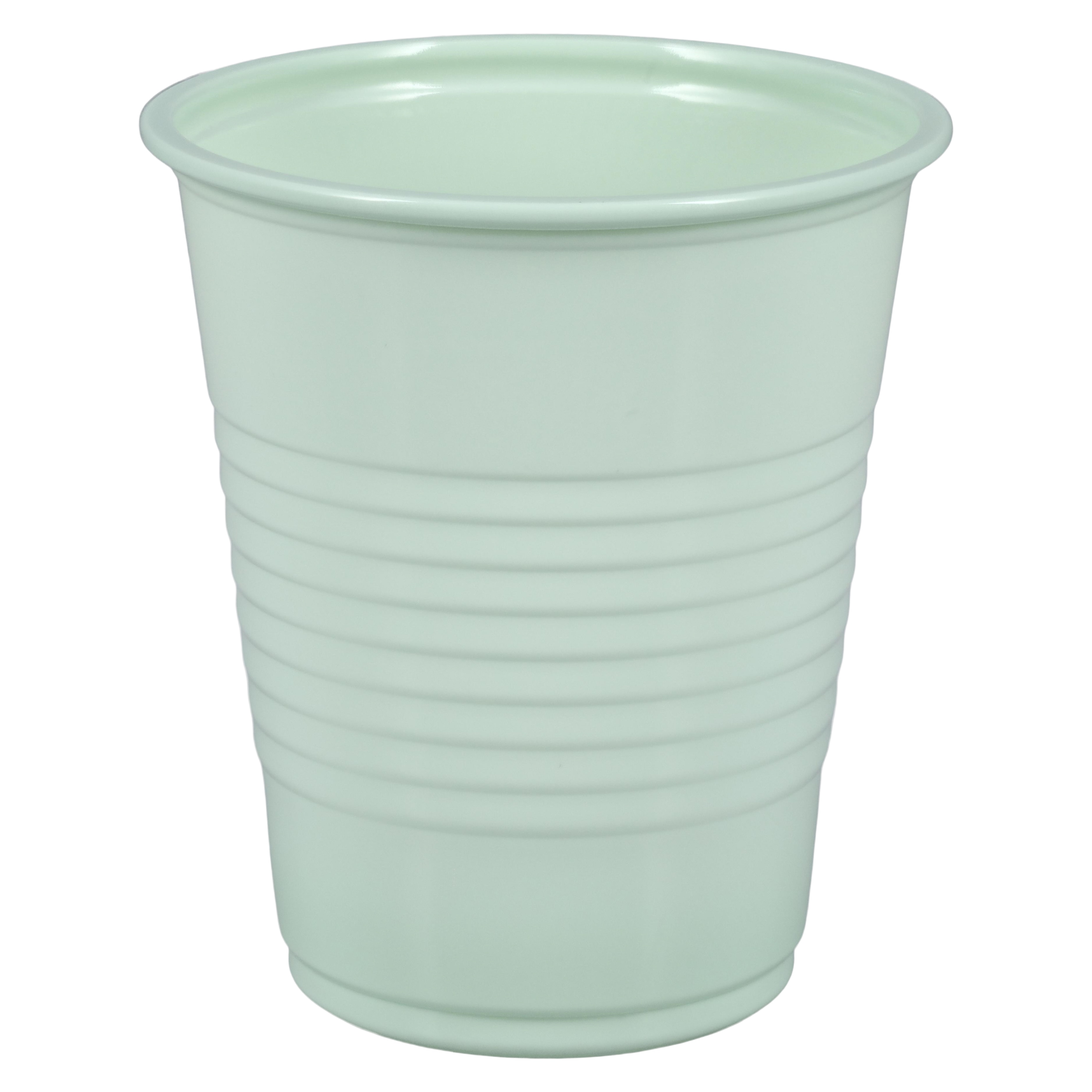 Drinking Cup Plastic Green 5 oz Disposable 1000/Ca