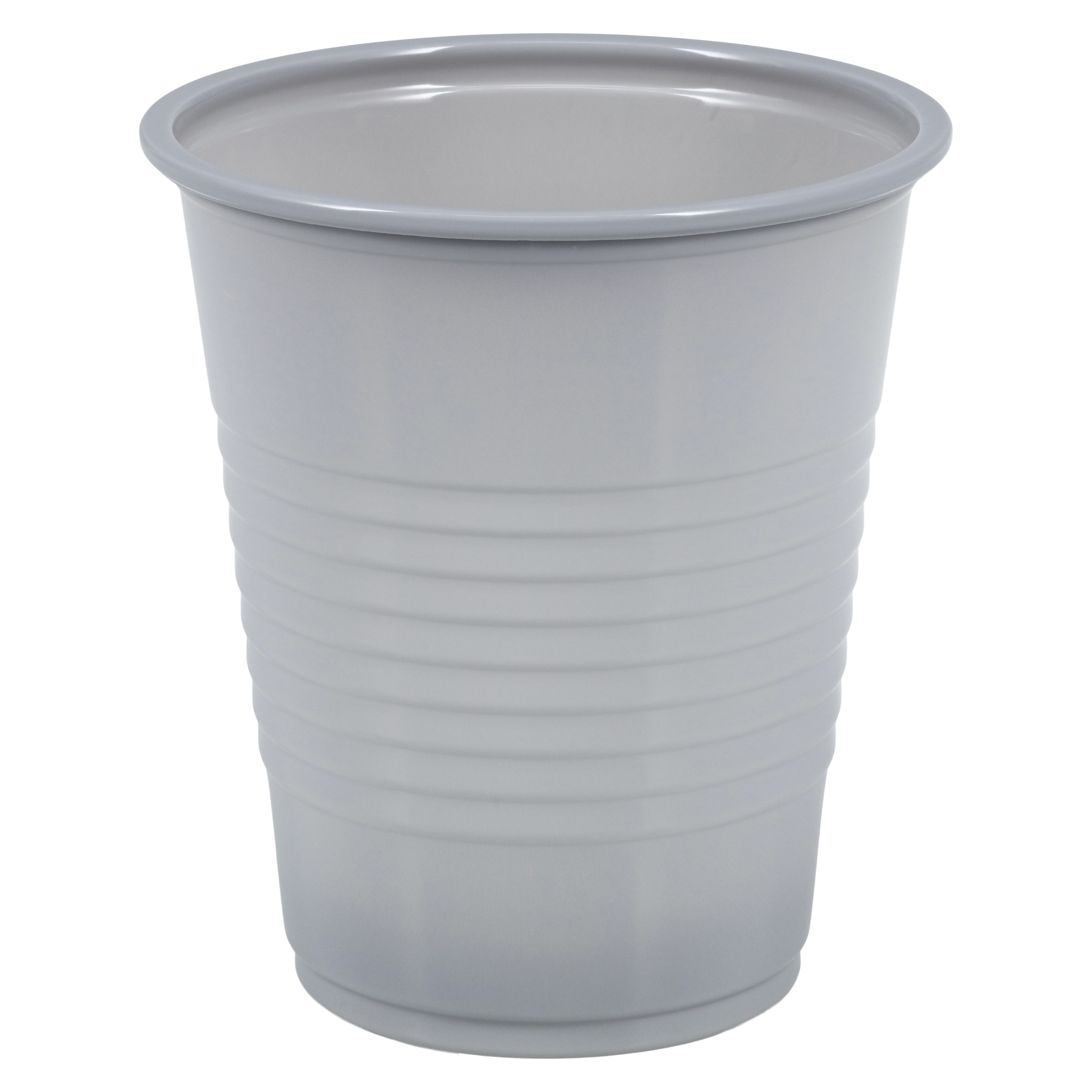 Drinking Cup Plastic Gray 5 oz Disposable 1000/Ca