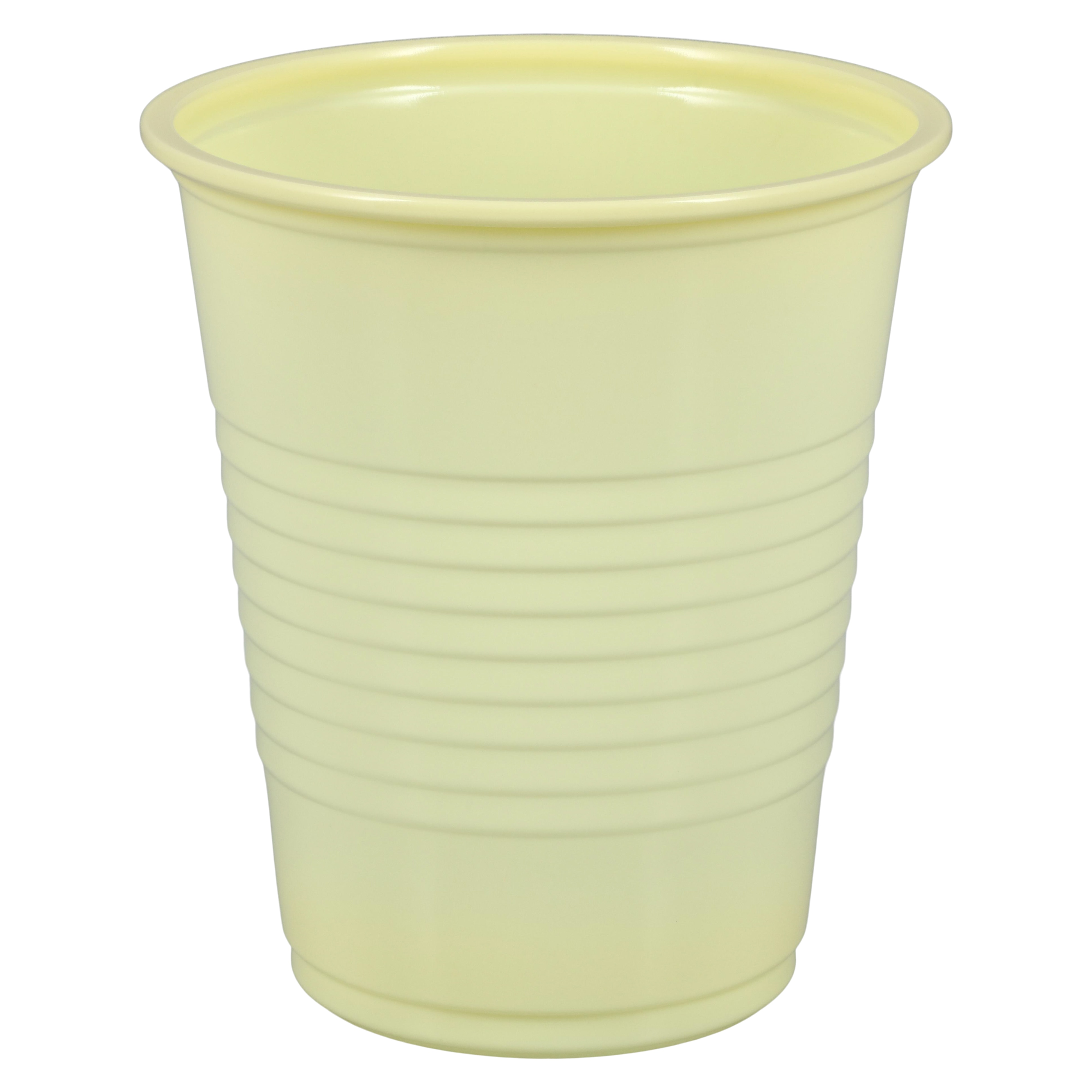 Drinking Cup Plastic Yellow 5 oz Disposable 1000/Ca
