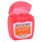 Acclean Unwaxed Floss 72/Bx