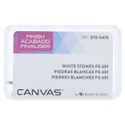 CANVAS Mounted Stones White 10/Bx