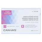 CANVAS Mounted Stones Green 10/Bx