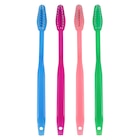 Acclean Disposable Toothbrush 43 Tuft H Shaped Assorted 100/Bx