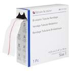 Tubular Bandage Viscose/Polyamide/Elastane 1.4"x11yd White/Red Stripe NS Ea