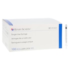 Hypodermic Syringe 1cc Clear Luer Lock No Dead Space 100/Bx