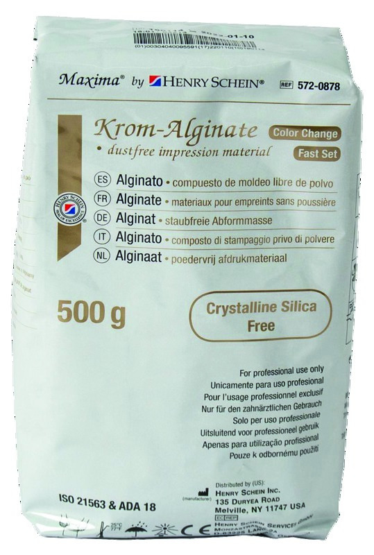 Maxima Krom Alginate Plus HENRY SCHEIN - Lot de 2 sachets de 500g