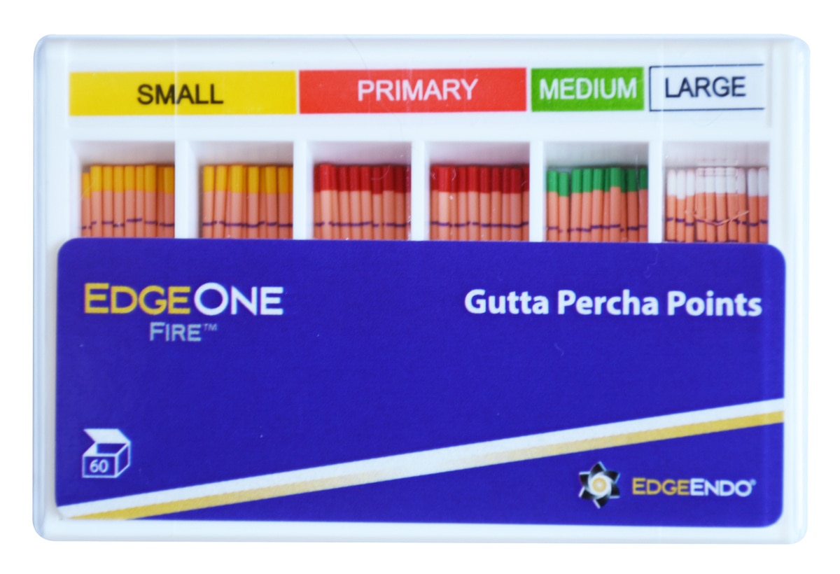 EdgeOne Fire Gutta Percha Points - Assortiment - 60 stuks