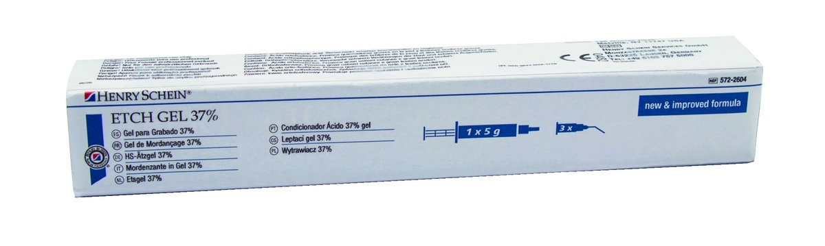 Etch Gel 37% Seringue 5g + 3 embouts – Henry Schein