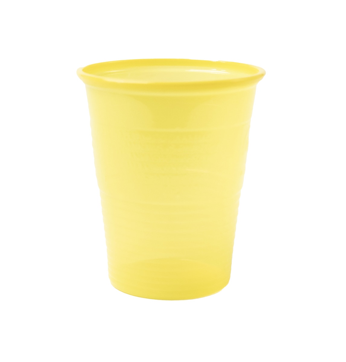 Drinkbekers plastic 200ml - Geel, 3000 stuks