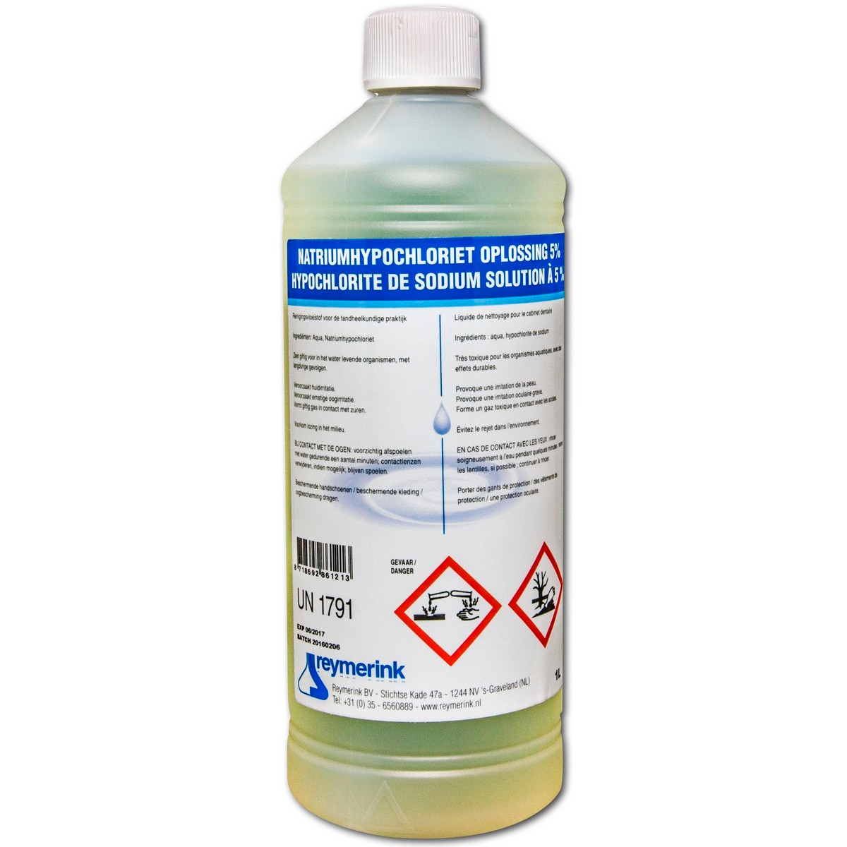 Natriumhypochloriet 5% - Flesje, 100 ml