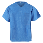 Scrub Shirt 3 Layer SMS Medium Blue 60/Ca